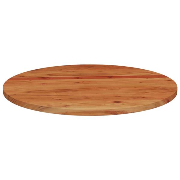 Grote foto vidaxl tafelblad rond 70x2 5 cm massief acaciahout antiek en kunst stoelen en banken