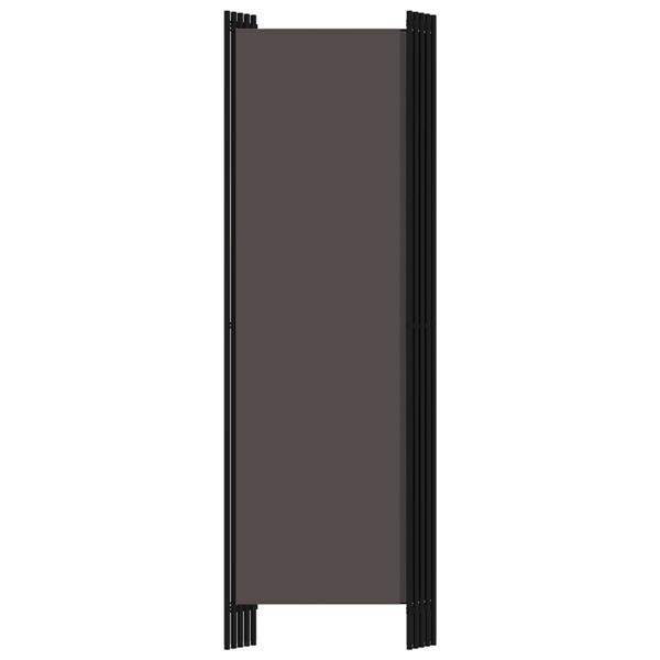 Grote foto vidaxl kamerscherm met 5 panelen 250x180 cm antraciet huis en inrichting overige huis en inrichting