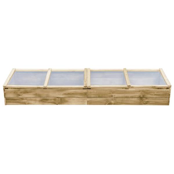 Grote foto vidaxl kas 200x50x35 cm ge mpregneerd grenenhout tuin en terras overige tuin en terras