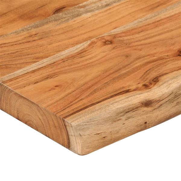 Grote foto vidaxl wandschap rechthoekig natuurlijke rand 120x20x2 5 cm acaciahout antiek en kunst stoelen en banken