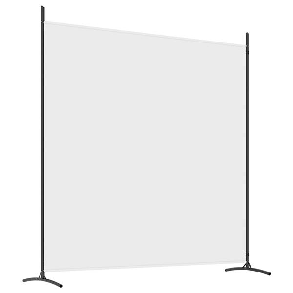 Grote foto vidaxl kamerscherm met 2 panelen 348x180 cm stof wit huis en inrichting overige huis en inrichting