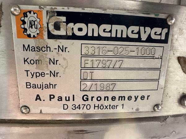 Grote foto gronemeyer draaitafel roestvrij staal 150 cm agrarisch tuinbouw