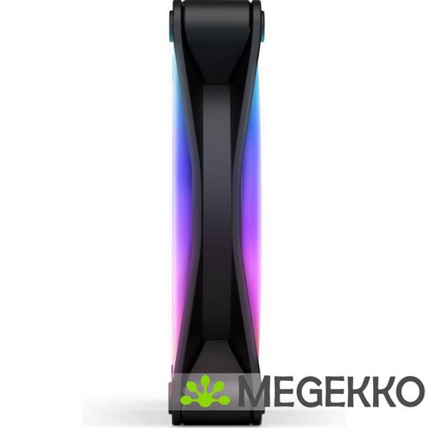Grote foto nzxt f120 rgb duo 120mm rgb fan single black computers en software overige computers en software