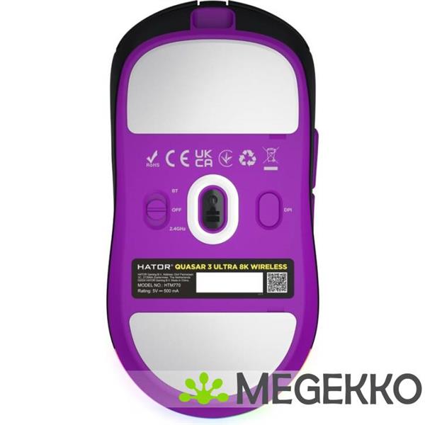 Grote foto hator quasar 3 ultra wireless rgb zwarte computers en software overige computers en software