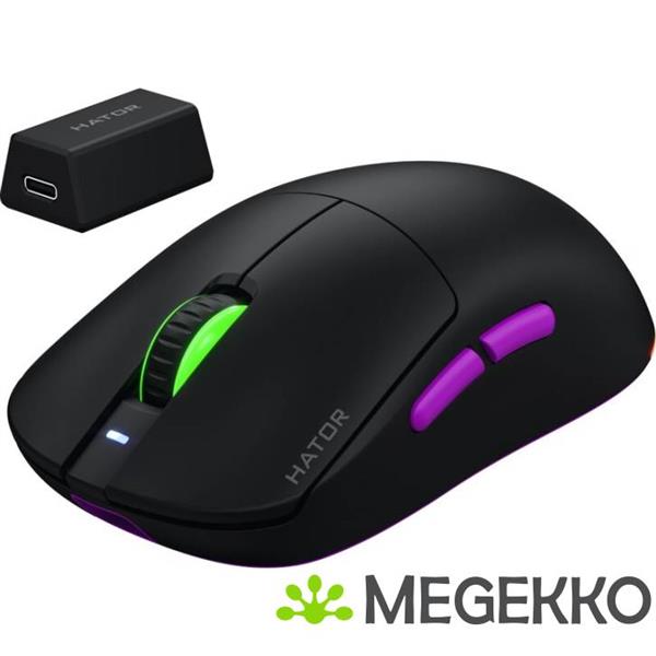 Grote foto hator quasar 3 ultra wireless rgb zwarte computers en software overige computers en software