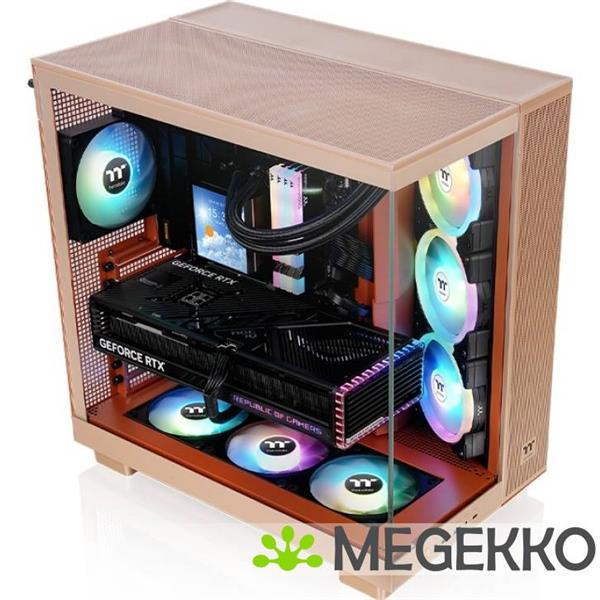 Grote foto thermaltake view 380 xl tg argb midi tower zand computers en software behuizingen en kasten