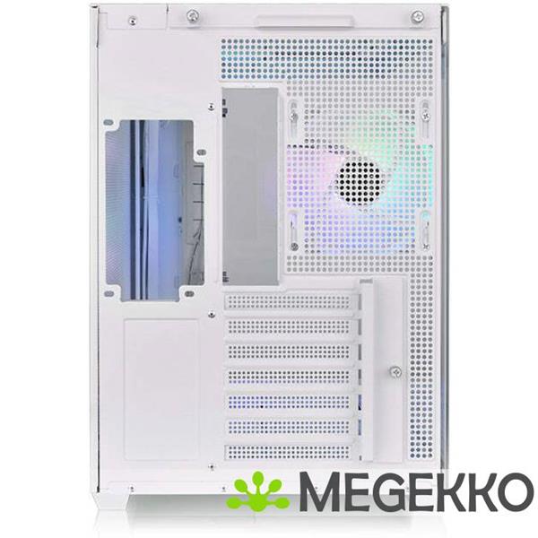 Grote foto thermaltake view 380 tg argb snow midi tower wit computers en software behuizingen en kasten