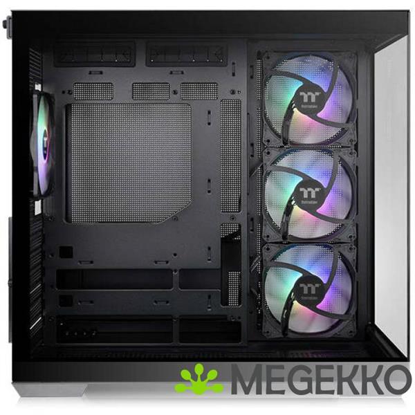 Grote foto thermaltake view 380 tg argb midi tower zwart computers en software behuizingen en kasten