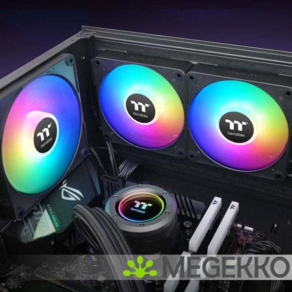 Grote foto thermaltake cl f182 pl14sw a koelsysteem voor computers computer behuizing ventilator 14 cm zwart 3 computers en software overige computers en software