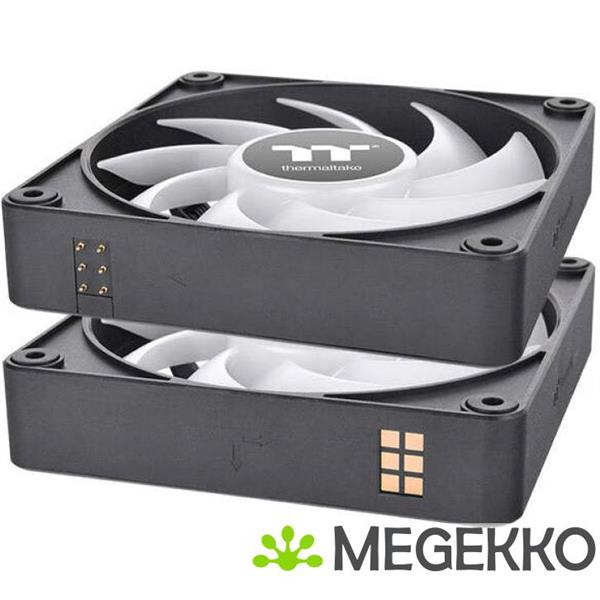 Grote foto thermaltake cl f182 pl14sw a koelsysteem voor computers computer behuizing ventilator 14 cm zwart 3 computers en software overige computers en software