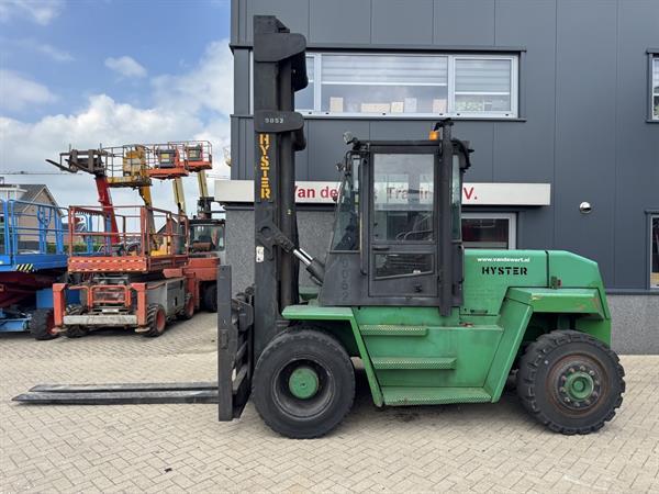 Grote foto hyster h8.00xl duplo 525 sideshift fork positioner 6 cilinder perkins diesel 1999 agrarisch heftrucks