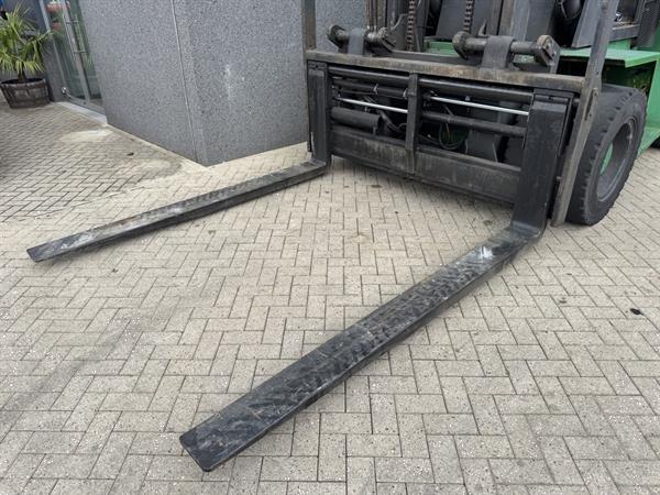 Grote foto hyster h8.00xl duplo 525 sideshift fork positioner 6 cilinder perkins diesel 1999 agrarisch heftrucks