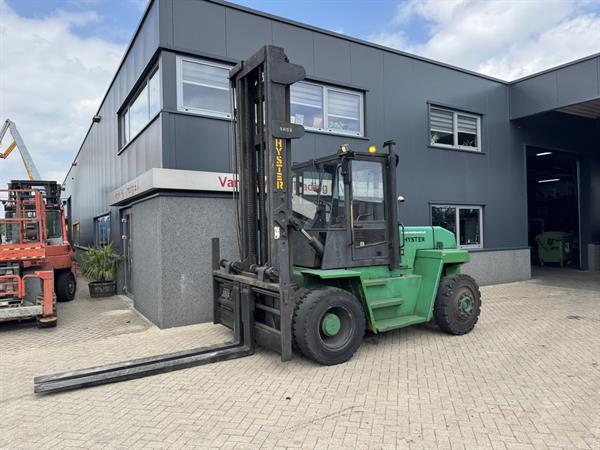 Grote foto hyster h8.00xl duplo 525 sideshift fork positioner 6 cilinder perkins diesel 1999 agrarisch heftrucks