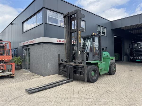 Grote foto hyster h8.00xl duplo 525 sideshift fork positioner 6 cilinder perkins diesel 1999 agrarisch heftrucks