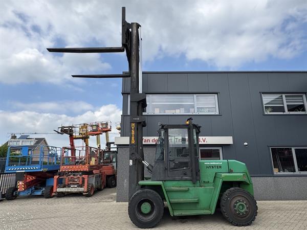 Grote foto hyster h8.00xl duplo 525 sideshift fork positioner 6 cilinder perkins diesel 1999 agrarisch heftrucks