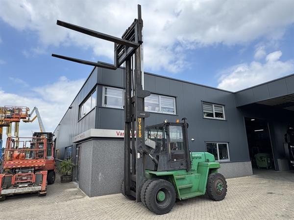 Grote foto hyster h8.00xl duplo 525 sideshift fork positioner 6 cilinder perkins diesel 1999 agrarisch heftrucks