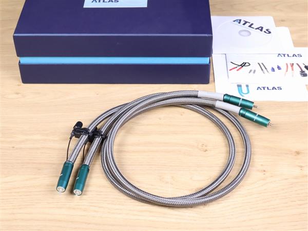 Grote foto atlas ascent grun ultra audio interconnects rca 1 0 metre audio tv en foto onderdelen en accessoires