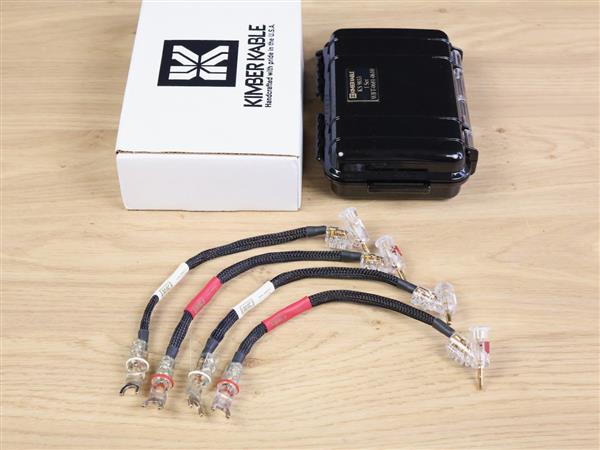 Grote foto kimber kable select ks 9033 highend audio speaker cable jumpers set of 4 audio tv en foto onderdelen en accessoires