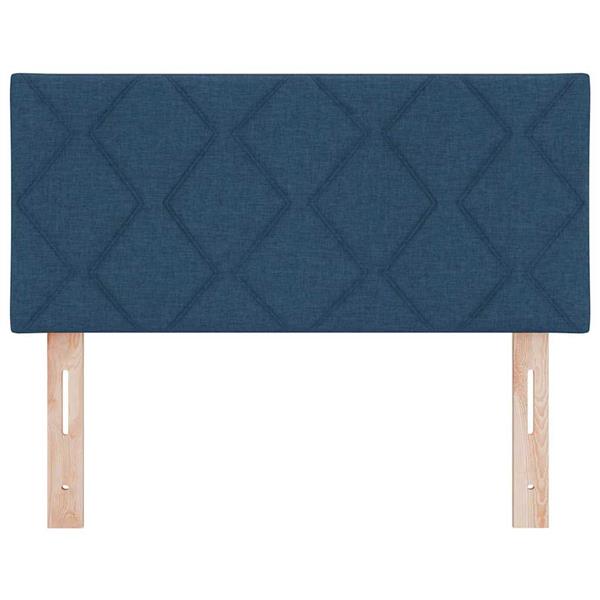 Grote foto vidaxl stoffen hoofdbord geometrisch met hoofdeinde blauw 90 cm stof antiek en kunst stoelen en banken
