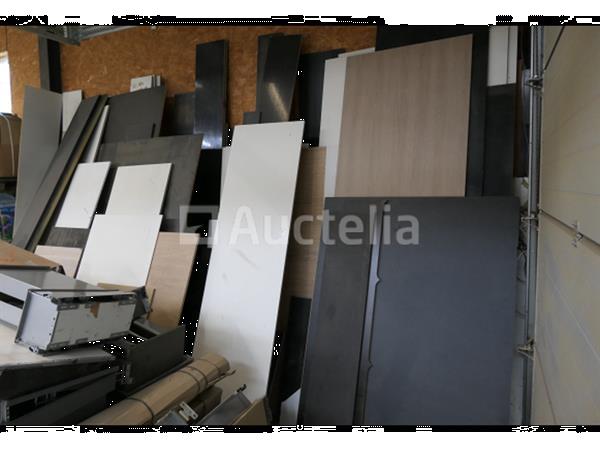 Grote foto val van diverse panelen melamine op spaanplaat doe het zelf en verbouw ijzerwaren en bevestigingsmiddelen
