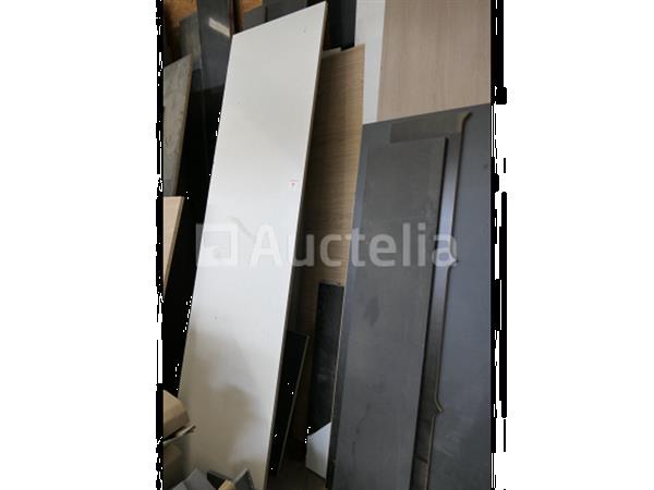 Grote foto val van diverse panelen melamine op spaanplaat doe het zelf en verbouw ijzerwaren en bevestigingsmiddelen