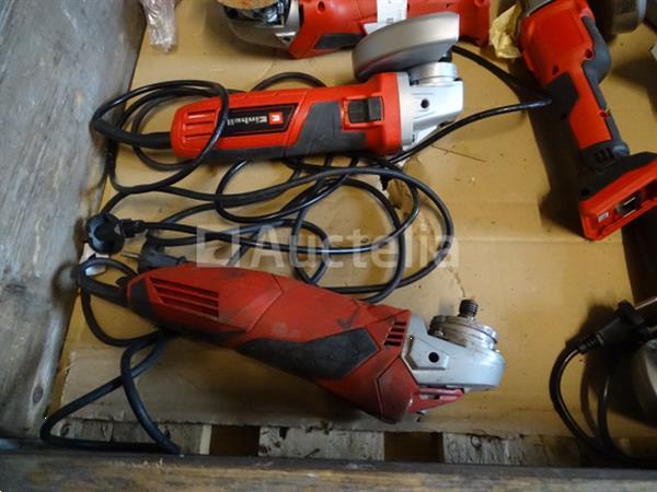 Grote foto pallet met machines doe het zelf en verbouw gereedschappen en machines