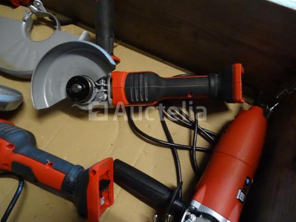 Grote foto pallet met machines doe het zelf en verbouw gereedschappen en machines