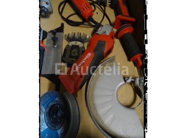 Grote foto pallet met machines doe het zelf en verbouw gereedschappen en machines