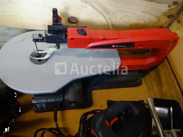 Grote foto pallet met machines doe het zelf en verbouw gereedschappen en machines