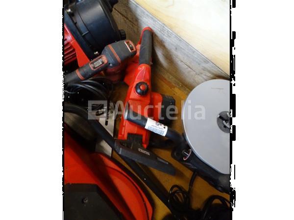 Grote foto pallet met machines doe het zelf en verbouw gereedschappen en machines