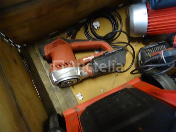 Grote foto pallet met machines doe het zelf en verbouw gereedschappen en machines