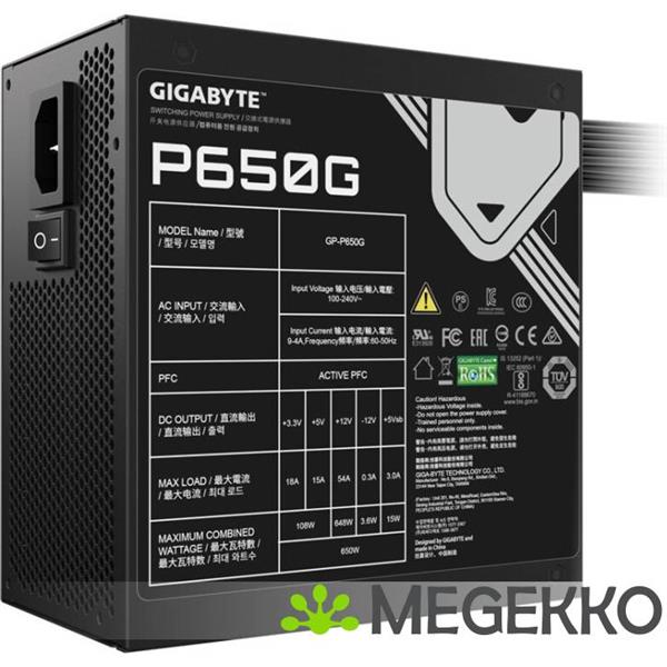 Grote foto gigabyte psu gp p650g computers en software overige