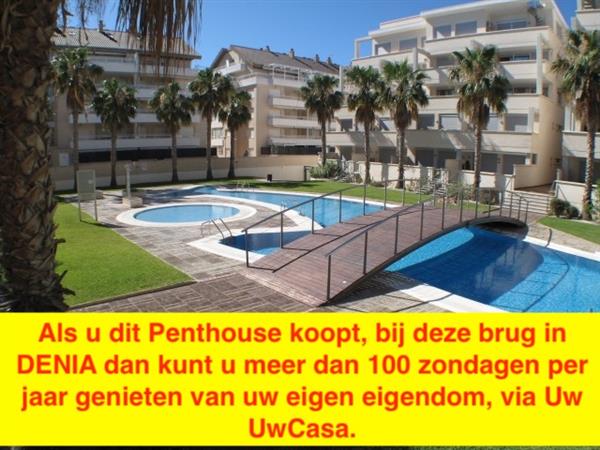 Grote foto uw eigen penthouse in denia bij zee met parking en huizen en kamers bestaand europa