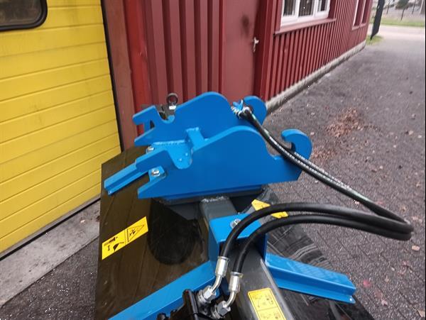 Grote foto hydraulische veegborstel cw10 opname midigraver agrarisch tractor toebehoren