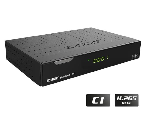 Grote foto edision piccollo s2 t2 c met ci slot telecommunicatie zenders en ontvangers