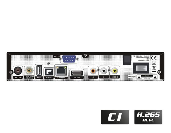 Grote foto edision piccollo s2 t2 c met ci slot telecommunicatie zenders en ontvangers