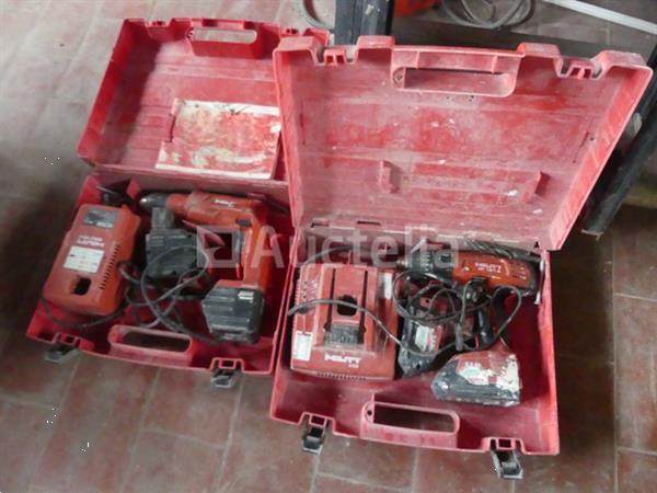 Grote foto 2 hilti accu aangedreven boormachines doe het zelf en verbouw gereedschappen en machines
