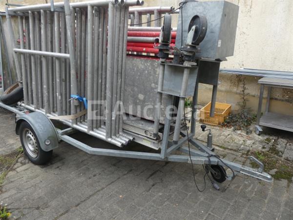 Grote foto aanhanger met altrex steiger doe het zelf en verbouw onderdelen en accessoires