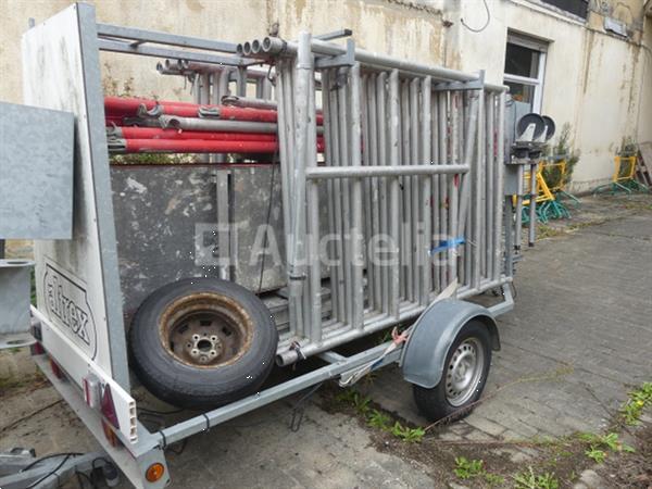 Grote foto aanhanger met altrex steiger doe het zelf en verbouw onderdelen en accessoires