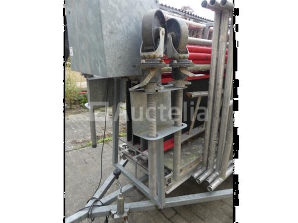Grote foto aanhanger met altrex steiger doe het zelf en verbouw onderdelen en accessoires