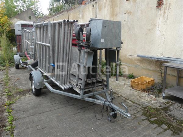 Grote foto aanhanger met altrex steiger doe het zelf en verbouw onderdelen en accessoires