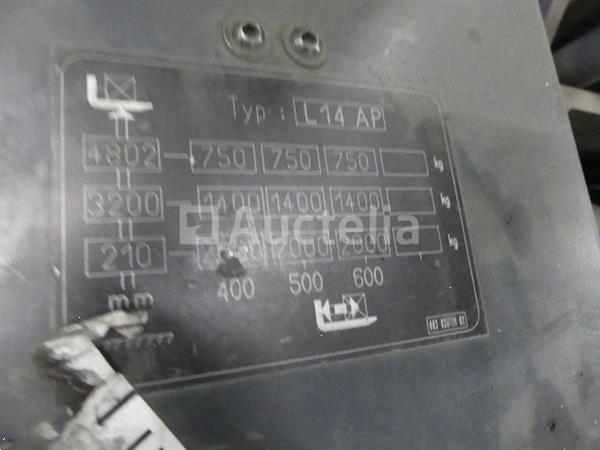 Grote foto 2 linde l14 staande pallettrucks doe het zelf en verbouw hefwerktuigen