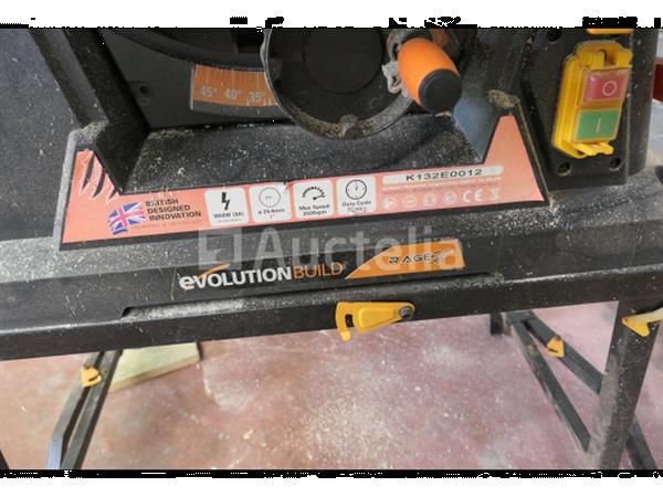 Grote foto evolution tafelmodel cirkelzaag k132e0012 doe het zelf en verbouw ijzerwaren en bevestigingsmiddelen