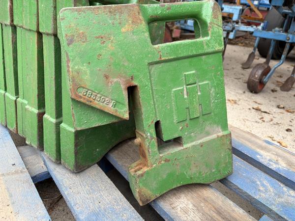 Grote foto case internatonal ih frontgewichten 10 st agrarisch algemeen