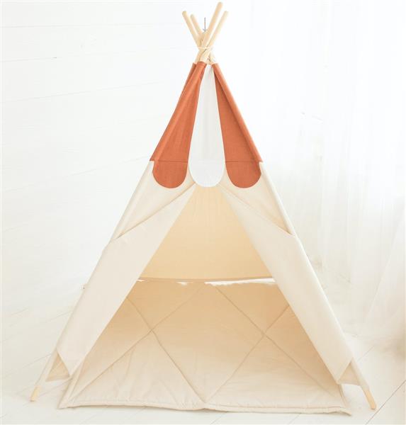 Grote foto tipi tent candy red met zachte speelmat tipi tent mat kinderen en baby overige