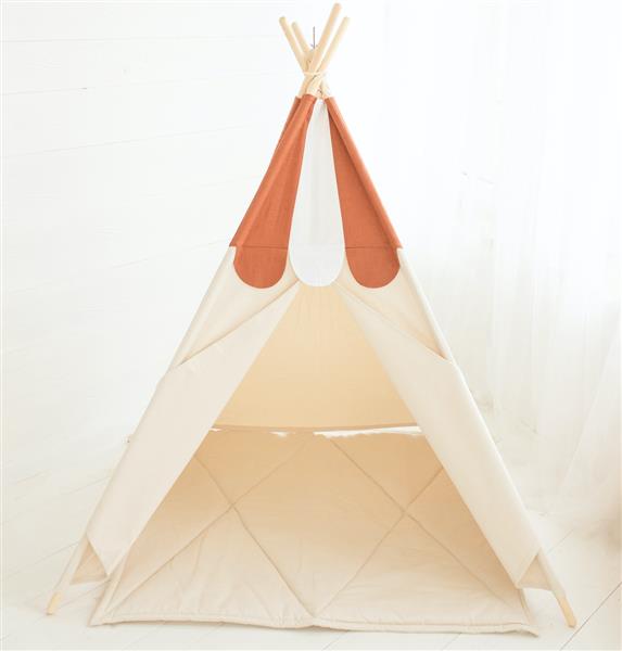 Grote foto tipi tent candy red met zachte speelmat tipi tent mat kinderen en baby overige