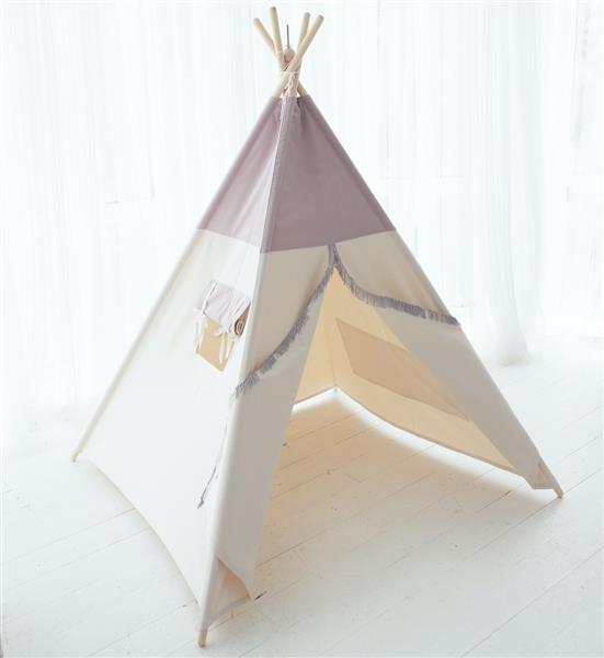 Grote foto roze tipi speeltent pink mermaid met of zonder velvet schelpmat tipi tent kinderen en baby overige