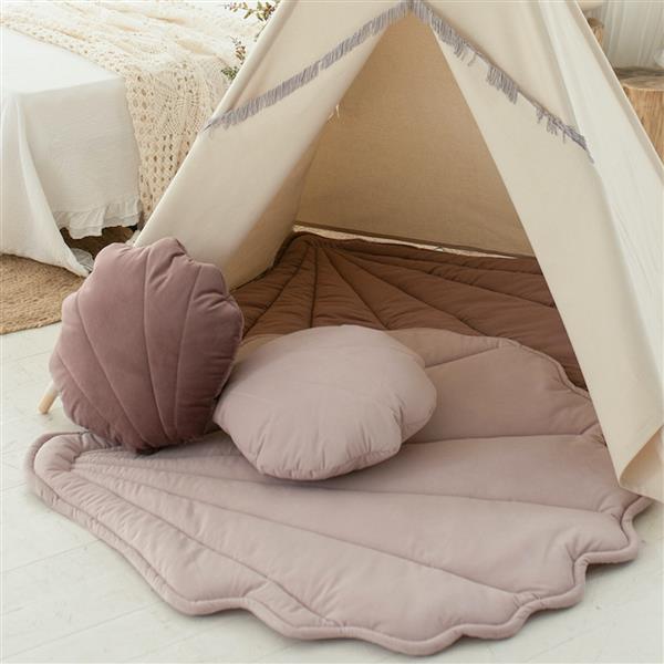 Grote foto roze tipi speeltent pink mermaid met of zonder velvet schelpmat tipi tent kinderen en baby overige