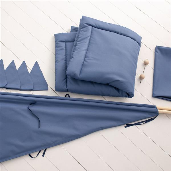 Grote foto outdoor tipi speeltent navy blauw voor binnen en buiten outdoor tipi speltent mat vlaggen kinderen en baby overige