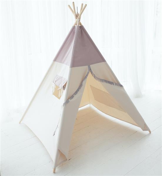Grote foto roze tipi speeltent pink mermaid met of zonder velvet schelpmat tipi tent kinderen en baby overige